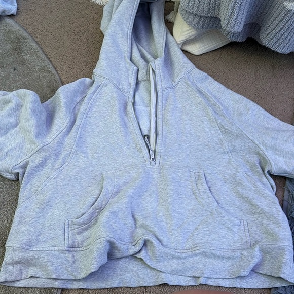 Lululemon scuba half zip Heather great cropped - Picture 1 of 3
